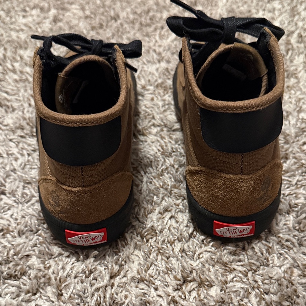 Vans Lizzie Brown High-Top Sneakers - Picture 3 of 4